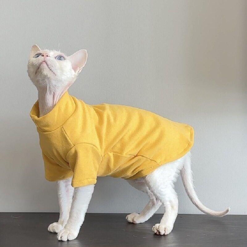 

Abyssinian Cat Anti-Shedding Winter Vest - Thickened All-Season Kitten Base Layer XS - Extra Small 1-3 kg