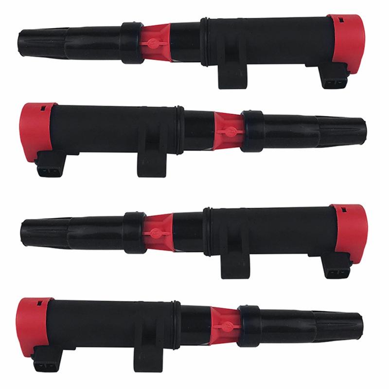 For Renault Clio Laguna Megane Scenic Compatible 4 Pcs Ignition Coil- Part Numbers 7700875000 7700107177 7700113357 8200154186A