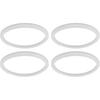 4PCS Water Distiller Sealing Silicone Gaskets, Heat Resistant Replacement Parts for 4L Water Distillers, Compatible with Various (4L)