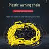 Plastic Road Cone Warning Chain - Red/White & Black/Yellow Options - Traffic Safety