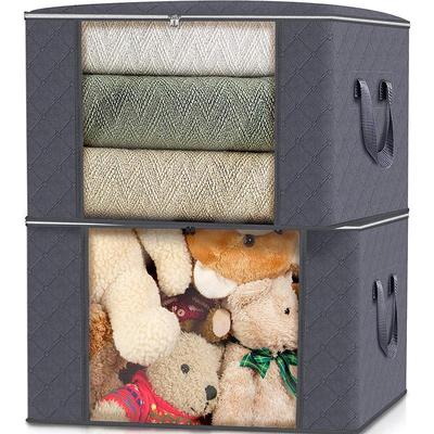 Extra Large Foldable Clothes Organizer Bag for Quilts and Household Storage