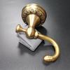 Decorative Brass Towel Hook With Smooth Brushed Finish Elegant Retro Styles Bathroom Accessory Towel Rack
