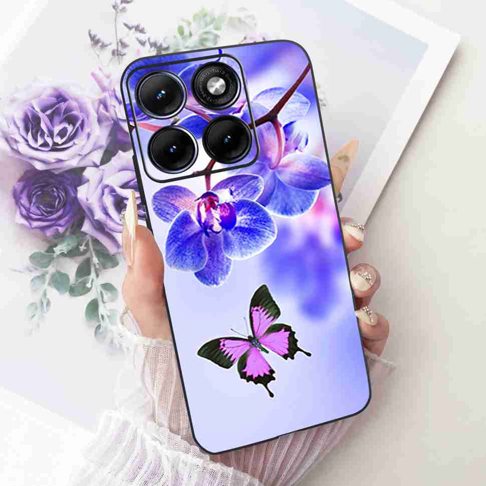 For Motorola Edge 70 Fusion 5G Case Cartoon Cat Panda TPU Black Cover For XT2605-1 XT2605-2 XT2605-4 Soft Silicone Phone Cases