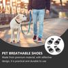 4pcs Dog Shoes Pet Breathable Anti-skid Outdoor Footwear Reflective Puppy Small Size Soft Bottom Lightweight Durable