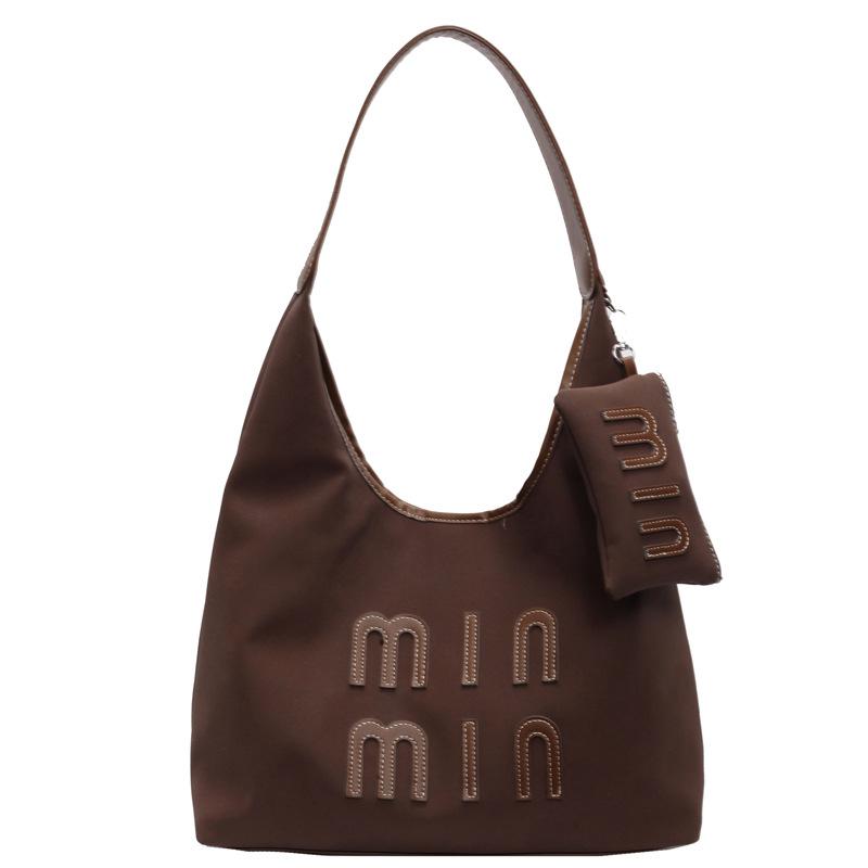 Retro suede underarm bag women's 2025 new fashion casual handbag personalized texture shoulder underarm bag