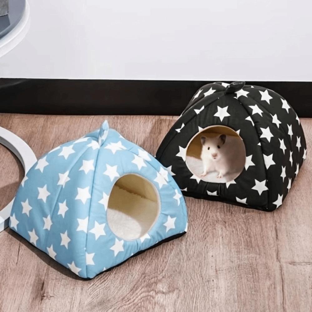 Washable Bunny Bed Indoor Use Guinea Pig Hiding Hut Durable Rabbit House  For Small Pets