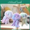Marine Jellyfish Animal Plush Keychain With Soft Cotton Filling For Kids And Collectors