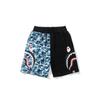 Pantaloncini Casual Bape Shark Camo da Uomo Estivi da Spiaggia Board Shorts a 5 Tasche Pantaloncini da Campo Streetwear