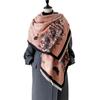 Plant Line Draft Girl Style Scarf Imitation Cashmere Scarf Winter High-end Warm Shawl
