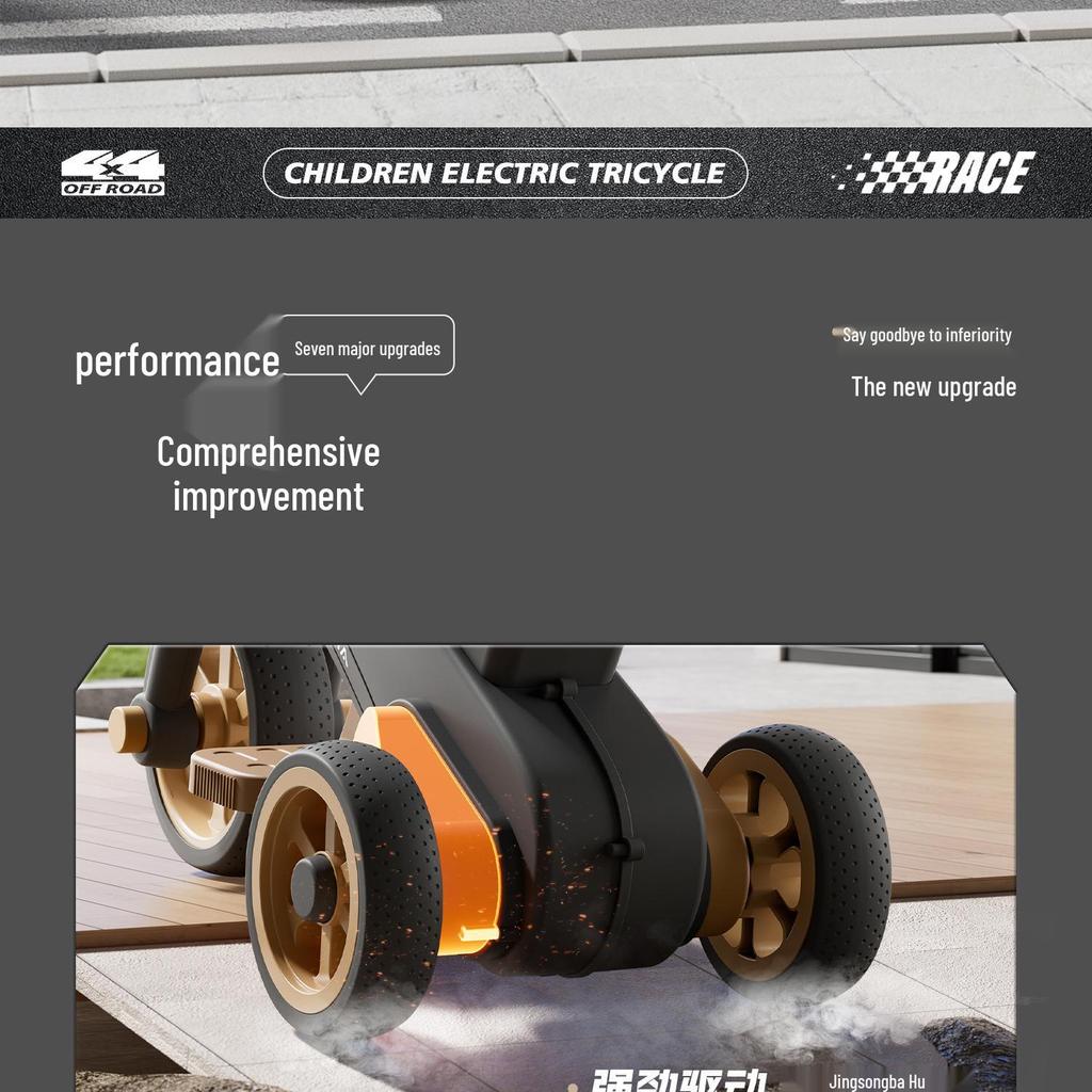 2025 Electric Balance Bike for Toddlers: 1-3 Years, Three-Wheeled, Entry-Level Scooter