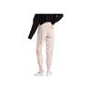 Nike Solid Color Logo Cuffed Knit Joggers Women Bottoms Pink DM6183-601