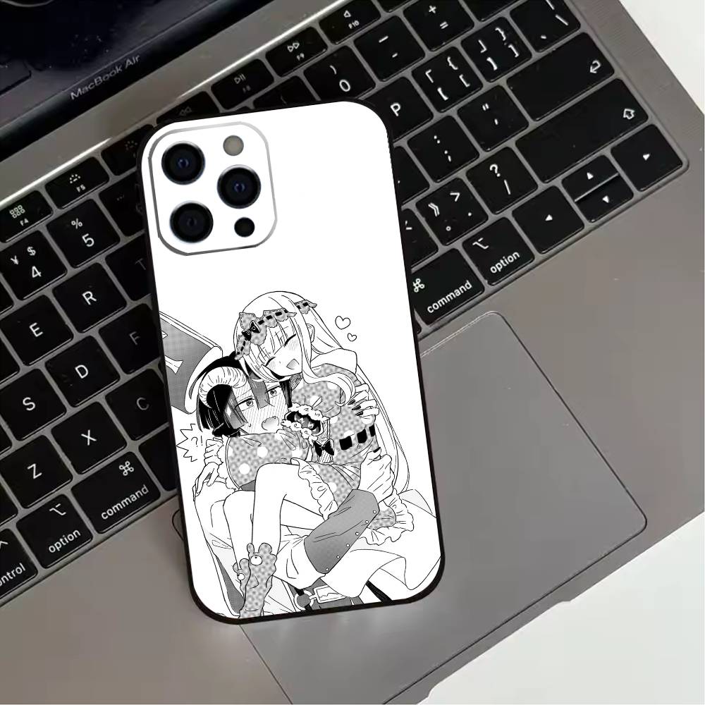 Sleepy Demon C-Castle  Phone Case For iPhone 17,16,15,14,13,12,11 Plus,Pro Max,XS,Soft Silicone Black Cover