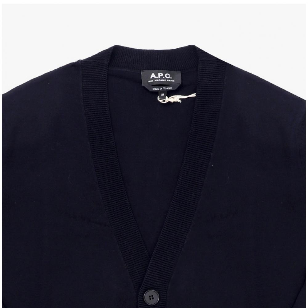 ApeSSe Coezj H22315 Iak Dark NaVy Jamie Jamie Crepe V Neck Men S Cardigan