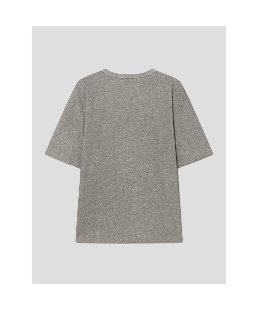 8SECONDS Henley Neck Short Sleeve Tee Gray
