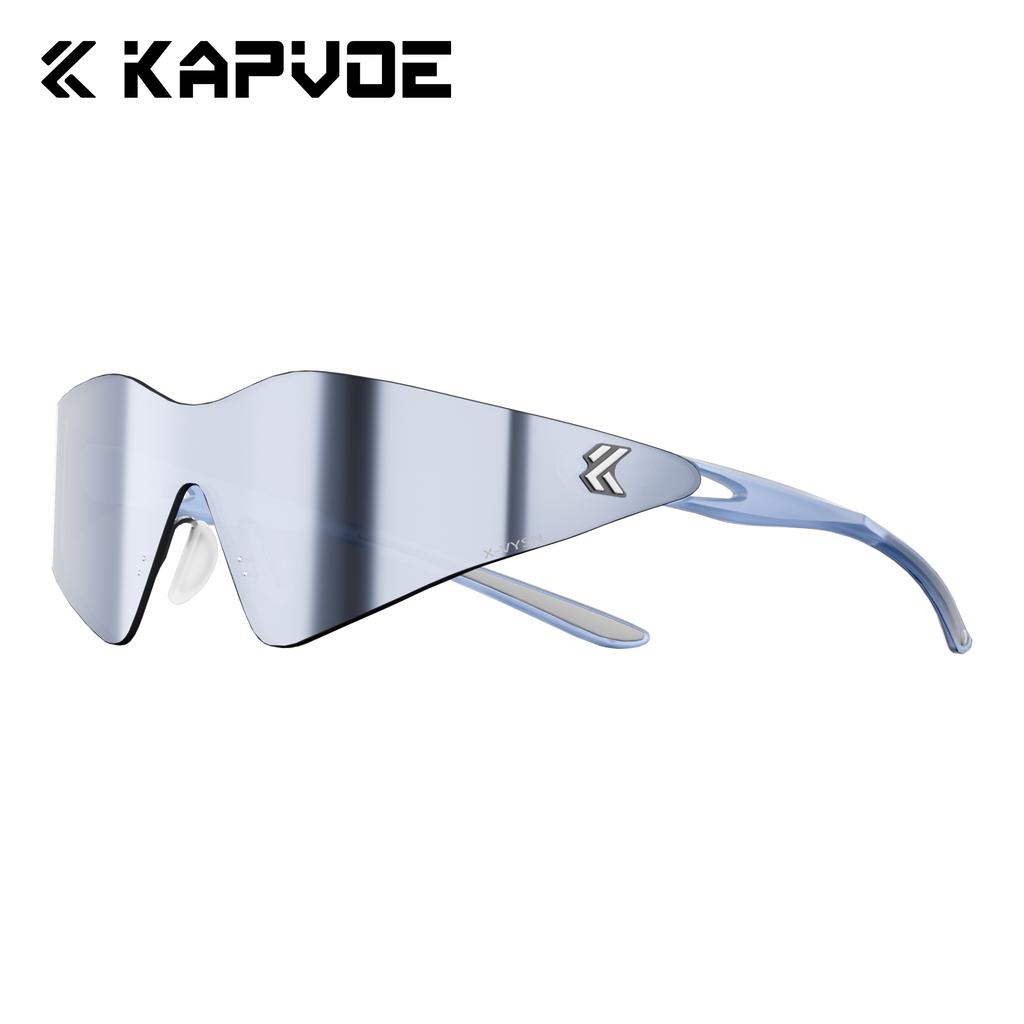 Kapvoe Sunglasses Cycling Glasses Photochromic UV400 Women Outdoor Sports Hiking Running Lightweight MTB Bike Baseball Eyewear
