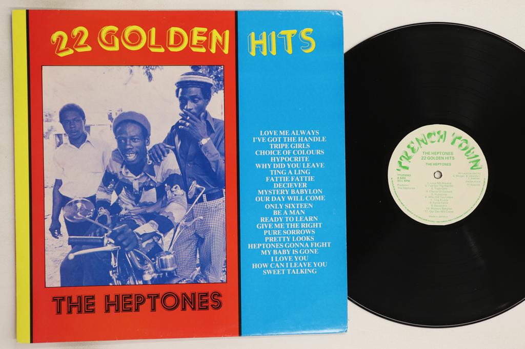 LP Record HEPTONES - 22 Golden Hits TTLP0043 TRENCH TOWN Jamaica Reggae, Ska & Dub Used