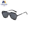 Trendy Retro Korean One-Piece Concave Sunglasses for Men & Women