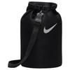Nike Tessuto a Rete Moda Tendenza Poliestere Borsa a Tracolla Unisex Borse Nero Bianco DV2704-010