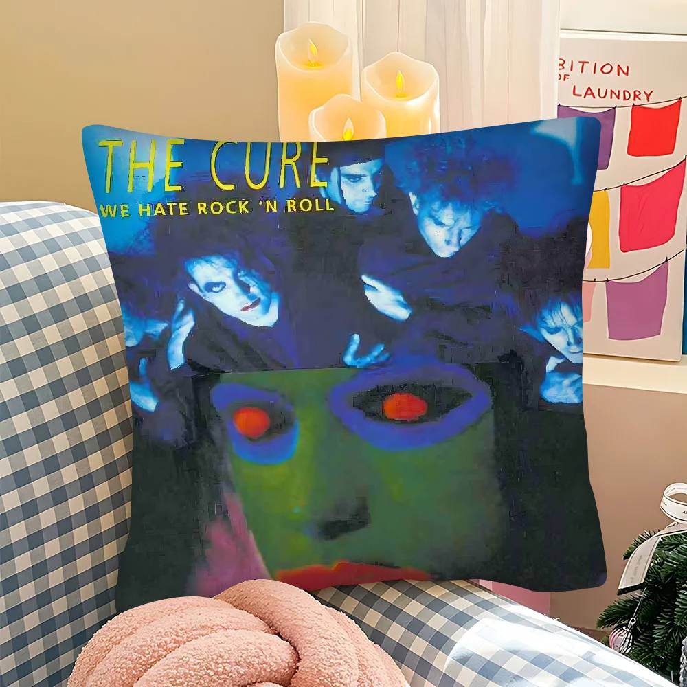 Pc Band THE CCURE Pillow Case Fashion Square Pillowcase Bedroom Sofa Room Ins Decoration Leisure