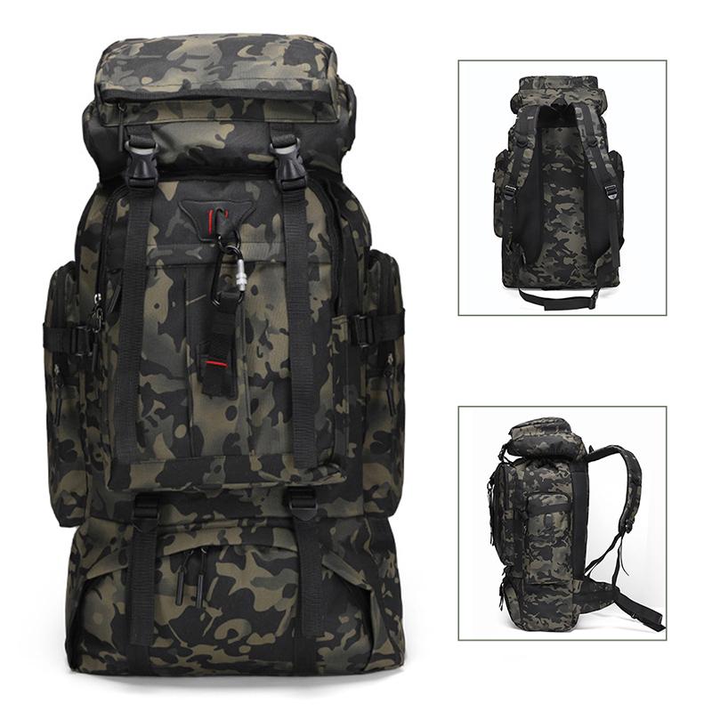 Large Backpack Oxford Cloth Waterproof Backpack Liters Travel Outdoor Camping Backpack