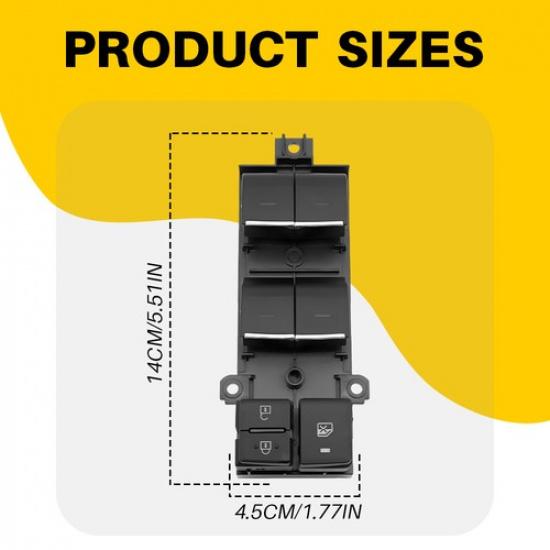 Master Power Window Door Switch Control Left For - Toyota Corolla Sedan
