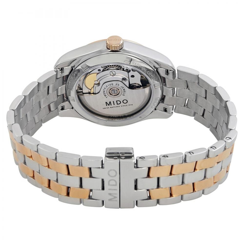 Mido Belluna Ii Mother Of Pearl Dial Ladies Watch M024.207.22.110.00 M0242072211000