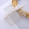 1 PC Women Jewelry Hair Ornaments Haircomb Bridal Headpiece Bride Barrette Hairwear Pearl Hairpin