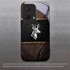 Elite Metallic Stag Black Glass Phone Case For Motorola Moto G14 G22 G24Power G24 G34 G35 G45 G54 55 G75 G84 G85 Hard Back Cover
