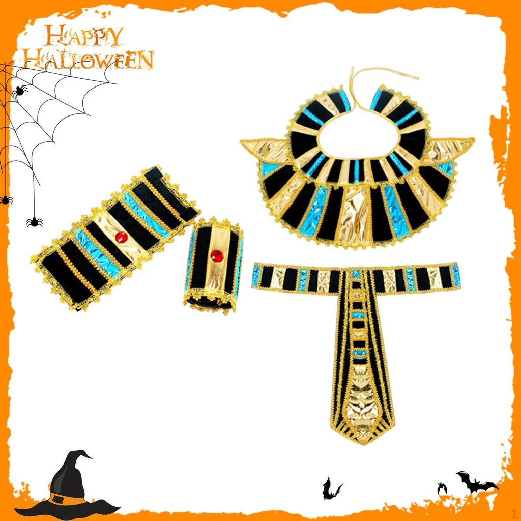 Egyptian Costume Accessories Men,Pharaoh for Festival Event Dress up
