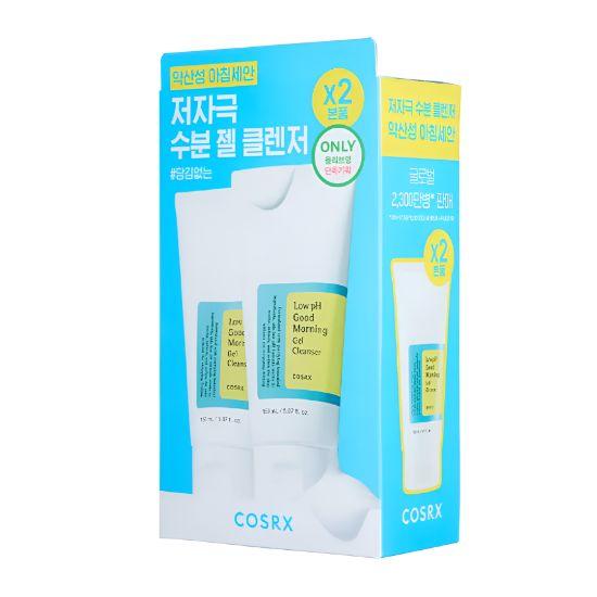COSRX Low pH Good Morning Gel Cleanser Korean Gentle Face Wash 150ml x2 Set