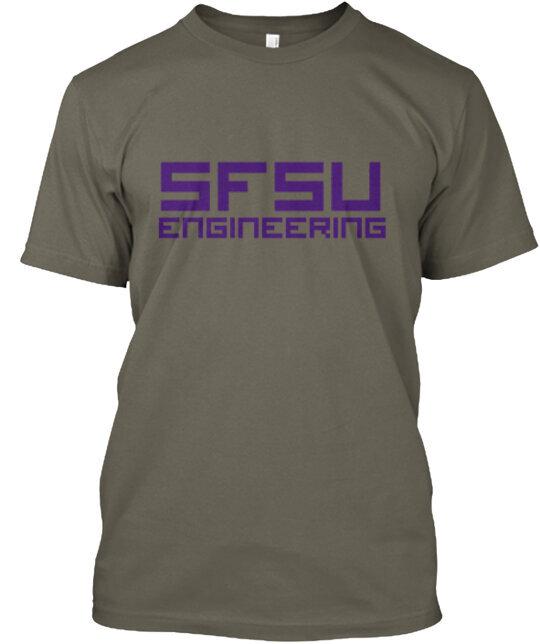 

SFSU ALL ENGINEERING grey T-Shirt Made in the USA Size S to 5XL Unisex T-Shirt XXL