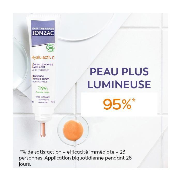 Eau Thermale Jonzac Hyalu Activ C Sérum Concentré Rides Éclat Bio 30ml