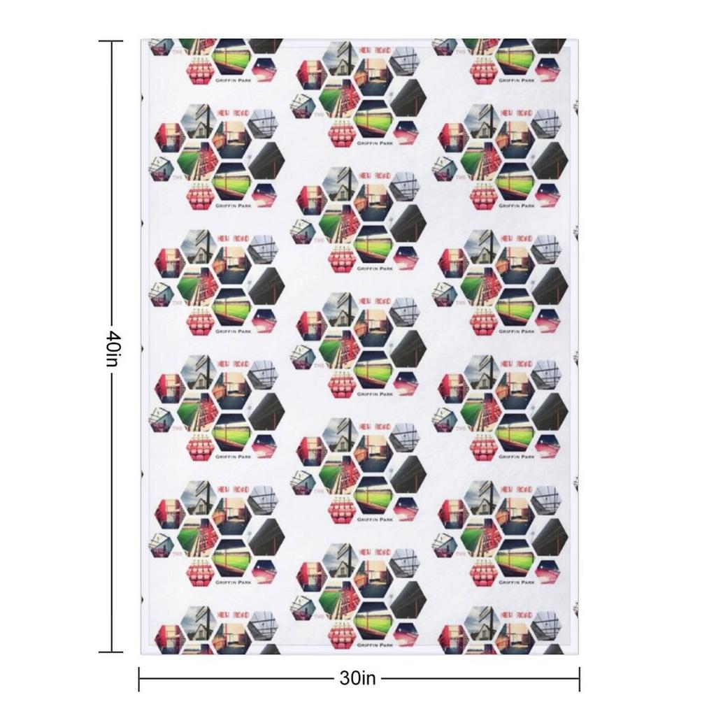 New Road Griffin Park TW8 Throw Blanket Flannel Bed Linens Moving Tourist Blankets
