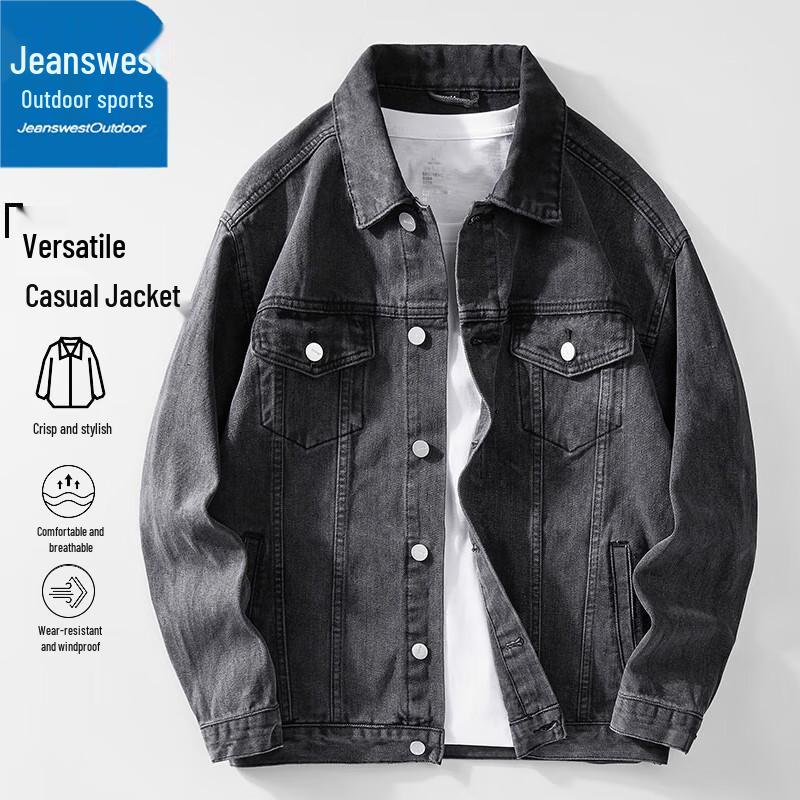 Jeanswest Men's Spring Fall Casual Outdoor Jacket