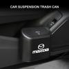 Car Vehicle Case Storage Box Black ABS Square Pressing Trash Can For Mazda 3 6 CX5 2 CX3 CX9 MX5 RX8 Axela Demio MS CX5 2 Axela Demio Atenza MS GJI GH