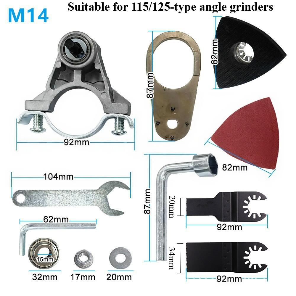 Angle Grinder Conversion Universal Head Adapter Converter Thread for Type 100 Swing Saw Cutter Polisher Polish Oscillate Tools