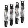 Metal Shock Absorbers Spring Damper Replacement for XIAOMI Suzuki Jimny 1 16 RC CarBlack