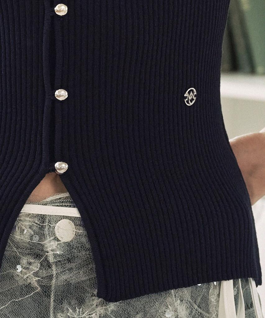 MICANE Gardenia Square Neck Strap Knit