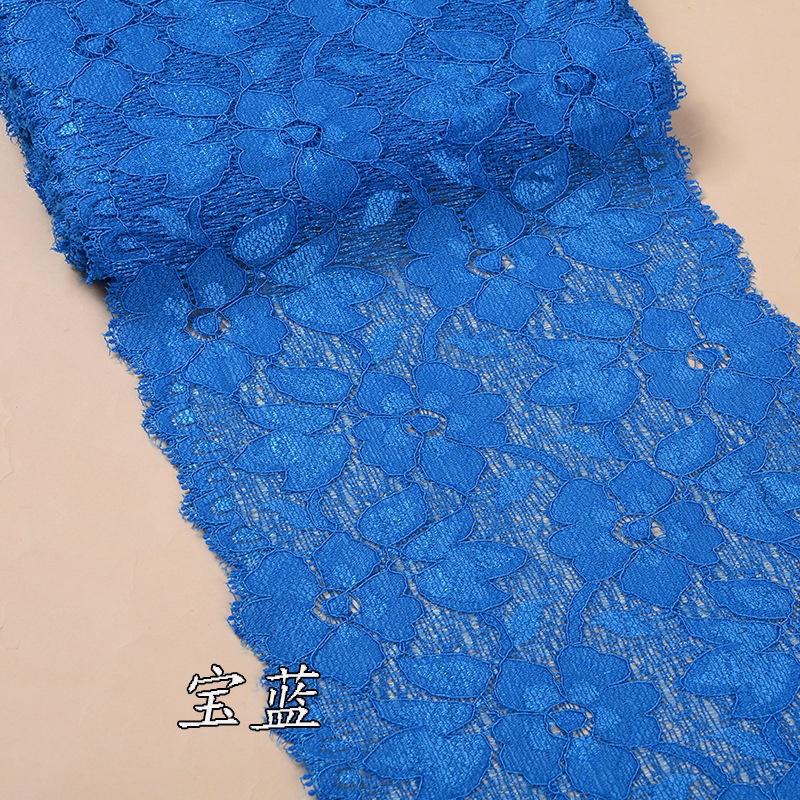 1 yard elastická krajková lemovací stuha pro šití Spandex Nylon 16cm Pletené doplňky Sukně Spodní prádlo Oblečení Doplňky