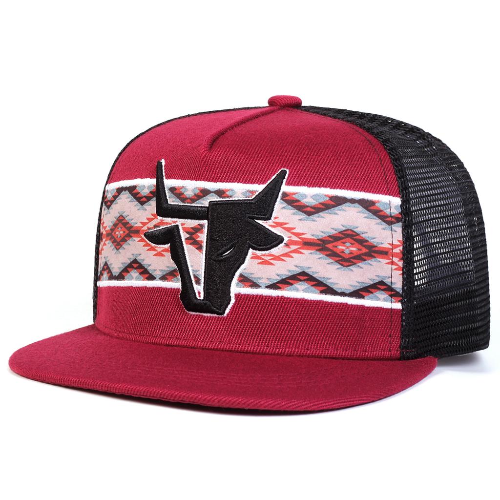 Unisex Head Embroidery Hip-hop Net Hats Spring Summer Outdoor Adjustable Casual Baseball Caps Trucker Caps Sunscreen Hat