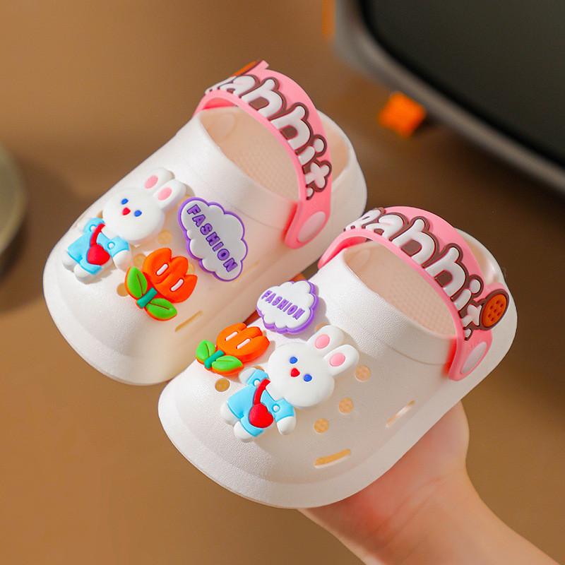 Cartoon Beach Sandals For Toddlers With Non Slip Pvc Sole For Kids