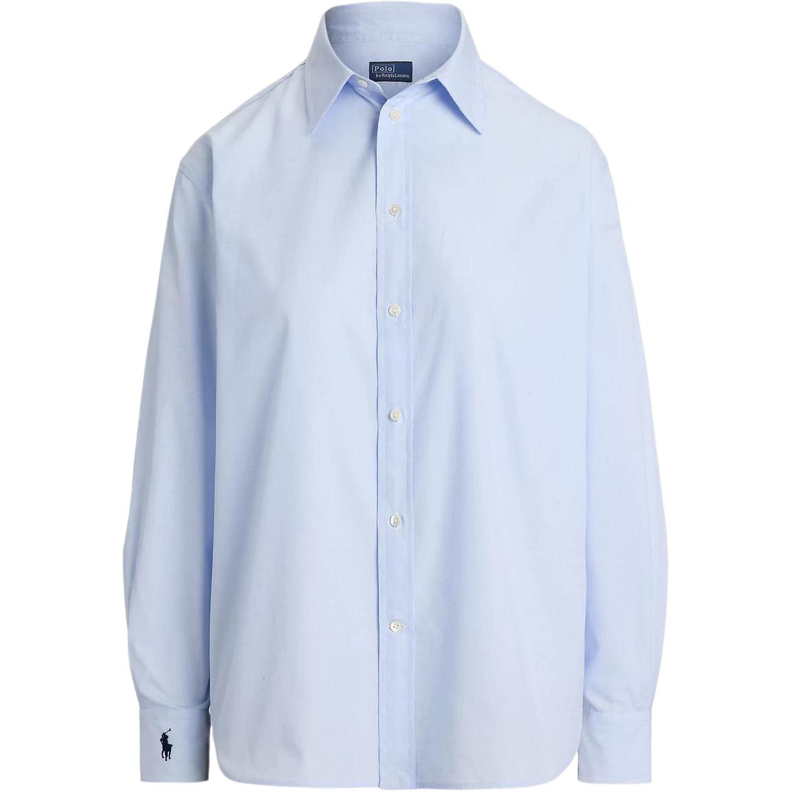 

Polo Ralph Lauren Классическая Простая Повседневная Рубашка с Длинным Рукавом и Воротником на Пуговицах Женские рубашки WMPOSHTNDO20907 XL