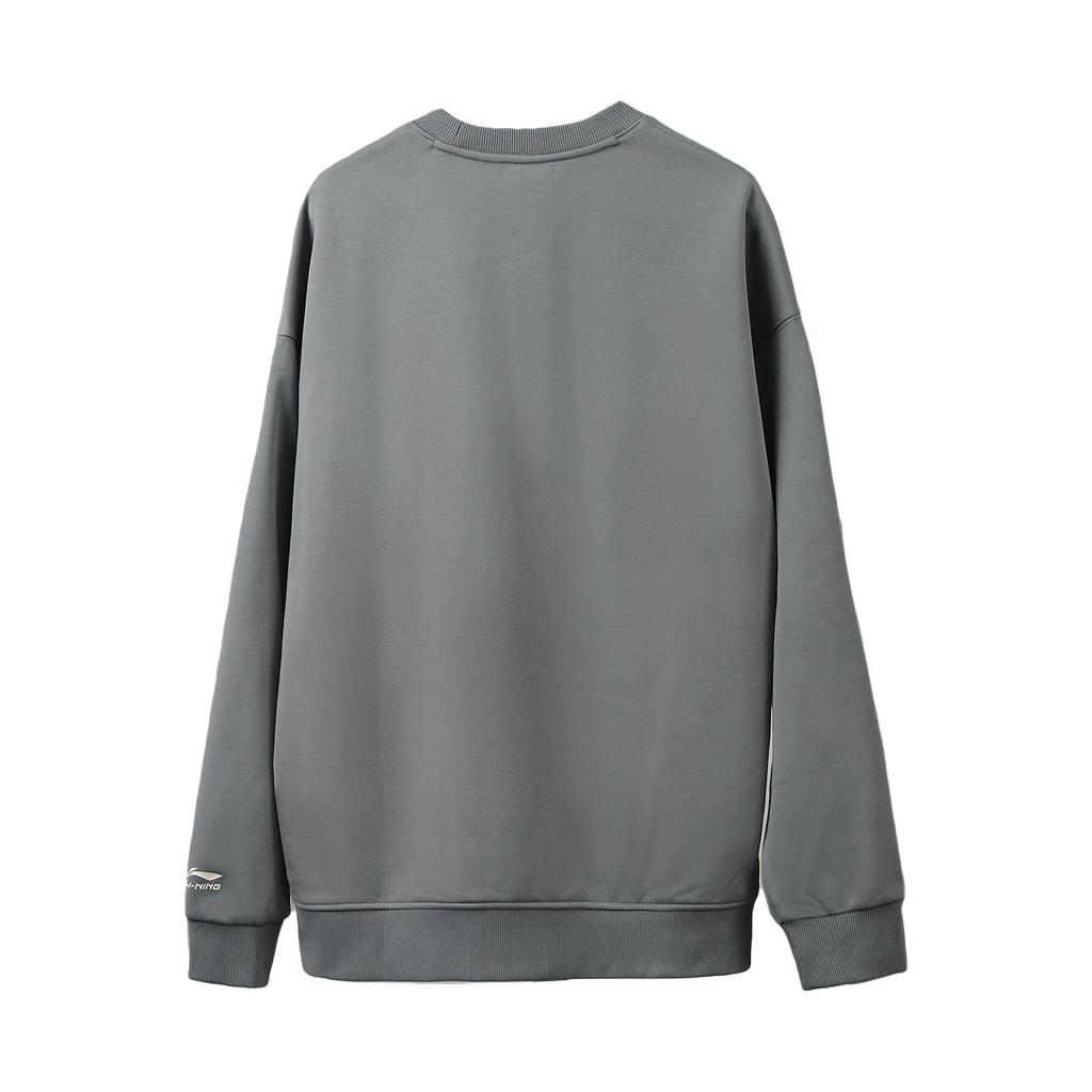 Li-Ning Thickened Fleece Warm Anti-Static Crew Neck Sweatshirt Men sweatshirt AWDVP43-2