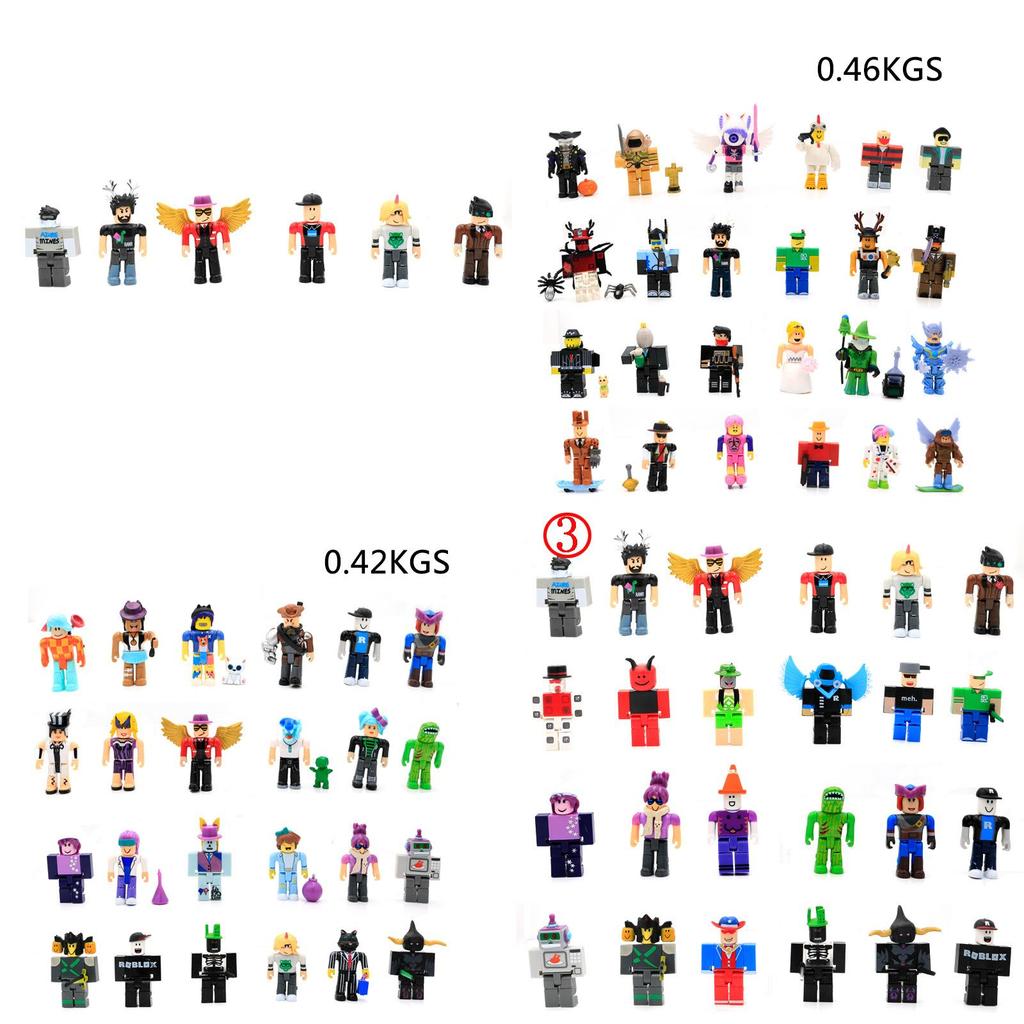 Set Colorato da 24 Pezzi di Action Figure dei Giochi Roblox Ideale per Collezionisti e Bambini