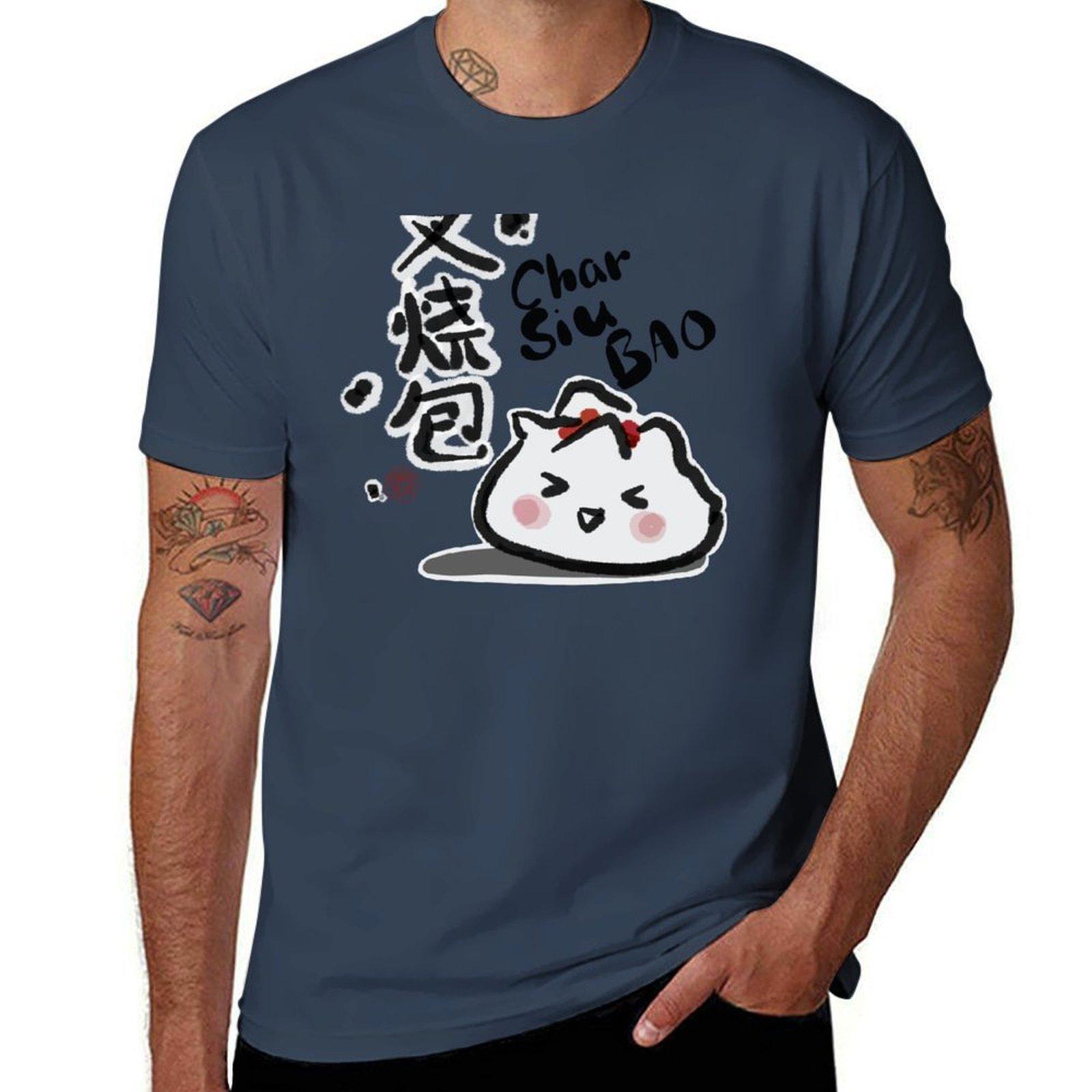 Char Siu Bao TShirt t shirt for man 100 percent cotton man t shirts high quality luxury brand TShirt S