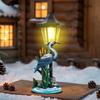 JYL TS/118,Flamingo Crane Resin Solar Outdoor Light for Home Garden Path Corridor Sculpture Lamp