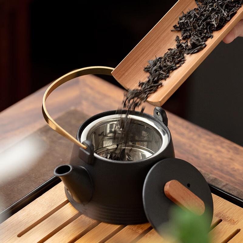 Zen Black Ceramic Tea Set
