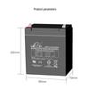 LEOCH DJW12-4.0 VRLA Sealed Lead-Acid Battery