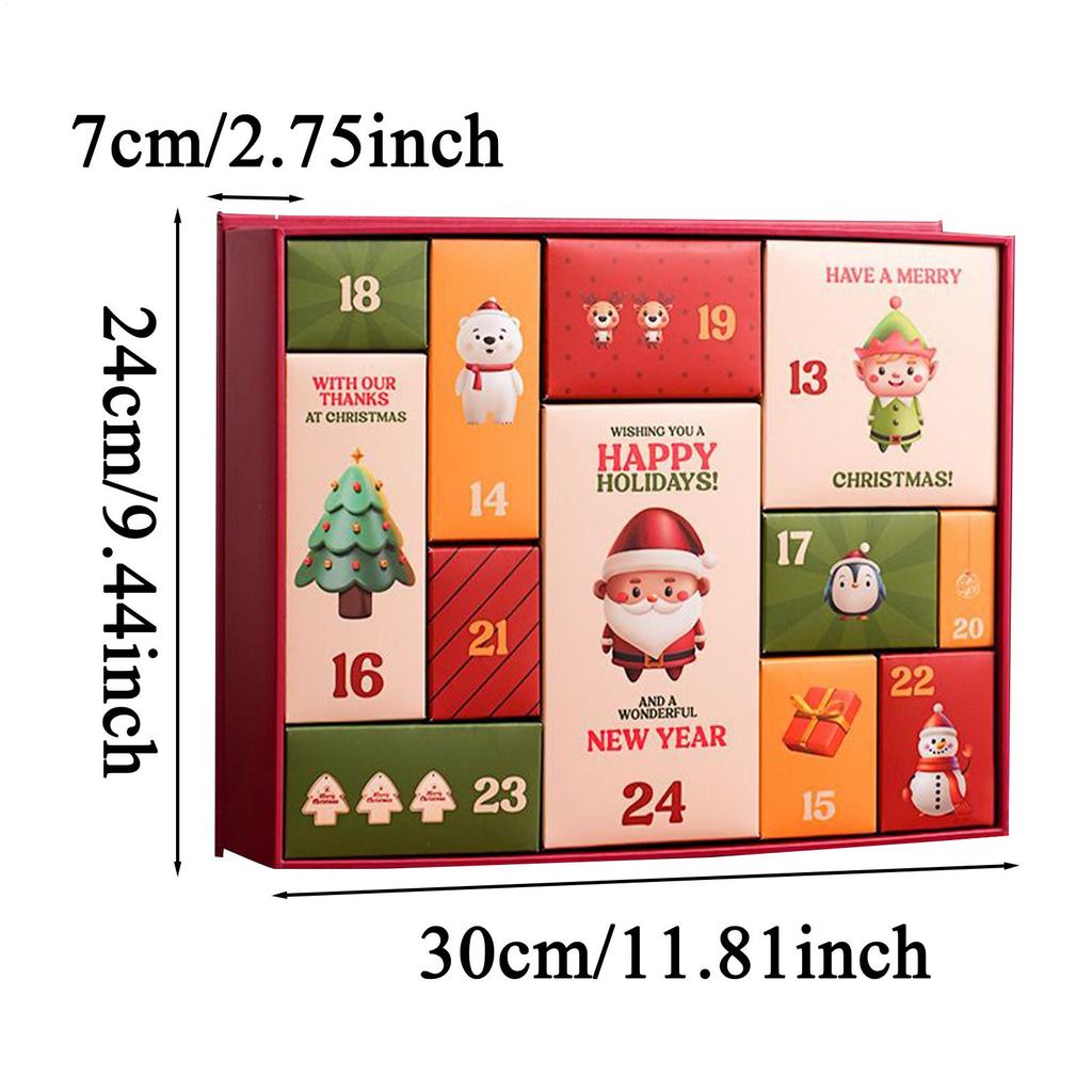 Christmas Advent Boxes Empty Advent Countdown Number Boxes 12 Days Empty Countdown Calendar For Christmas Family Party