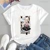 Japanese Anime Death Note Printed T-shirt Top Death Note Unisex Trend Harajuku Short Sleeve Unisex Shirt Graphic Large T-shirt